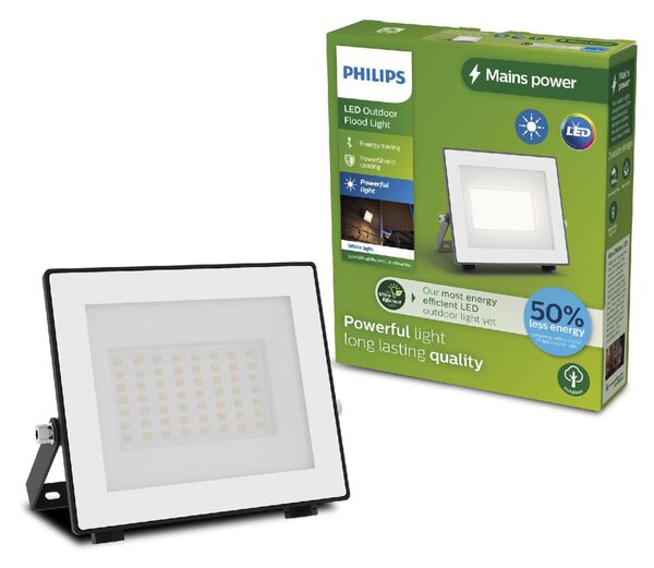 Philips Lois UltraEfficient venkovní LED reflektor Flood Light 14W 2600lm 3000K IP65, antracitový