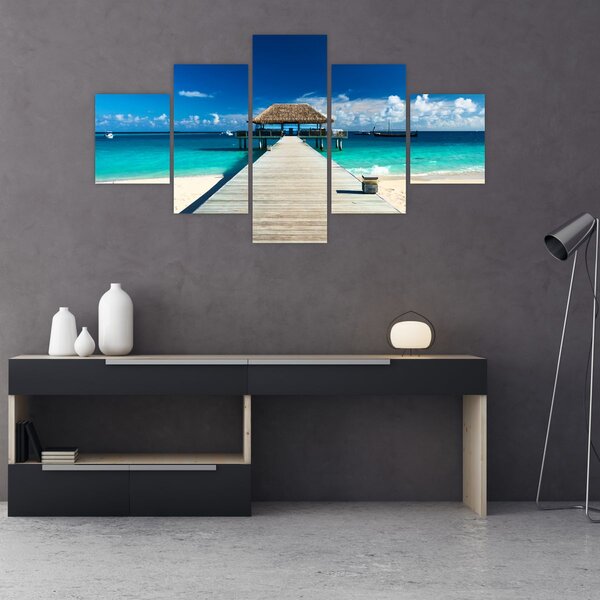Obraz - Molo (125x70 cm)