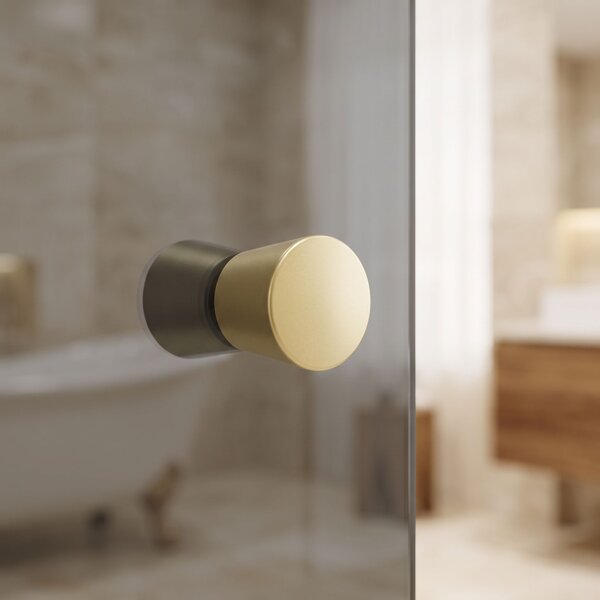 Madlo do sprchových dveří Rea 03 Brushed Gold