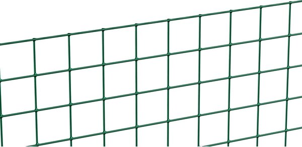 Drátěný plot - Pozinkovaná ocel - Zelená - 19 x 19 mm - 500 mm x 5 m