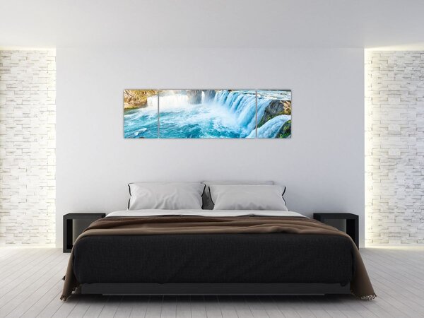Obraz - Vodopády (170x50 cm)