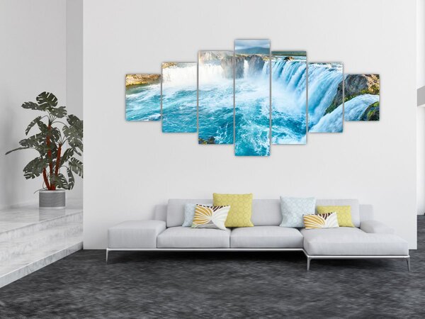 Obraz - Vodopády (210x100 cm)