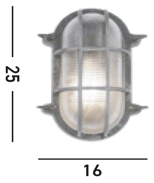 Searchlight 61402BS Venkovní stropní / nástěnné svítidlo BOBBI černé stříbro