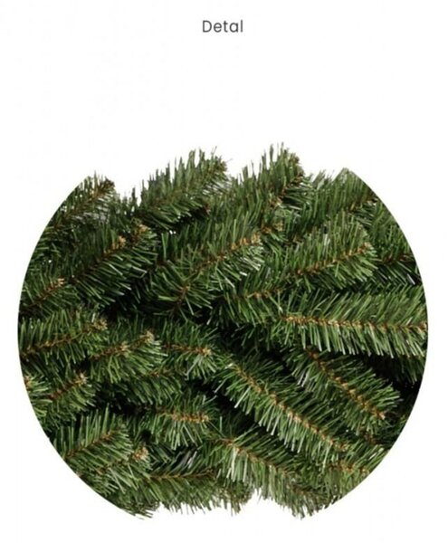 DecoLED Věnec zelený, vnější prům. 100 cm, vnitřní prům. 50 cm