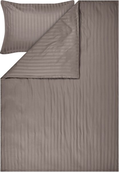 Livarno® Saténové ložní povlečení, 140 x 200 cm, 70 x 90 cm (hnědá) (100412677001)