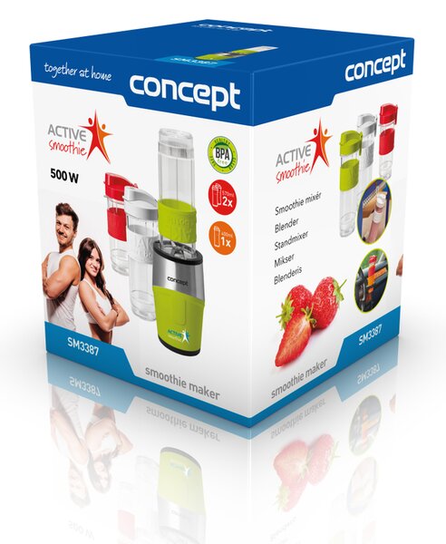 Concept SM3387 smoothie maker Active, zelená