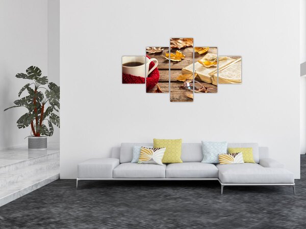 Obraz - Podzimní šálek čaje (125x70 cm)
