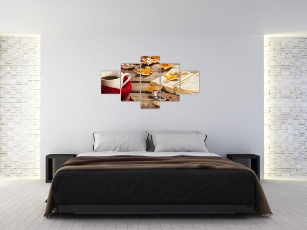 Obraz - Podzimní šálek čaje (125x70 cm)