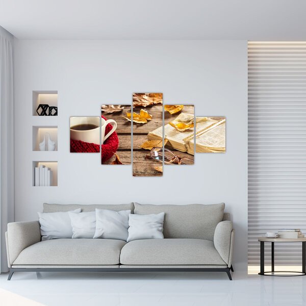 Obraz - Podzimní šálek čaje (125x70 cm)
