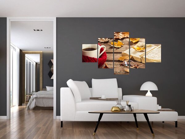 Obraz - Podzimní šálek čaje (125x70 cm)