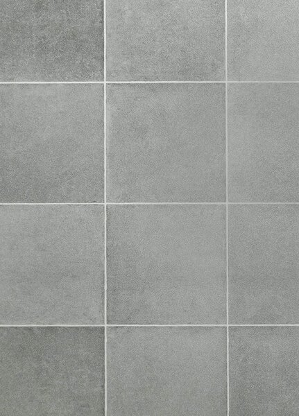Breno PVC SMARTEX London 970M – šedé dlaždice, šíře 100 cm
