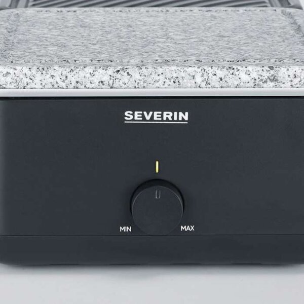 Elektrický raclette gril Severin RG 2366 Black Line – 1300 W, přírodní