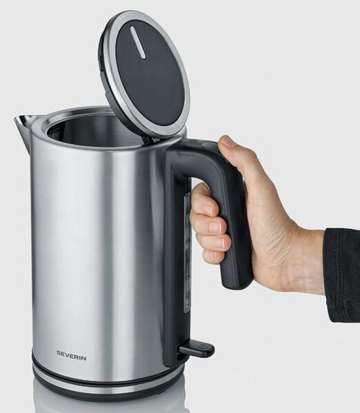 Rychlovarná konvice Severin WK 3449 – 1,7 l, 2400 W, stříbrná