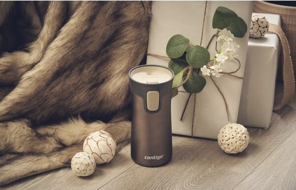 Contigo Termohrnek Pinnacle 300 ml, Transparent Matte Latte
