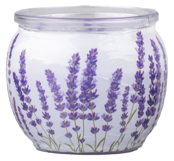 Emocio vonná svíčka ve skle French Lavender Dekor 70x62mm