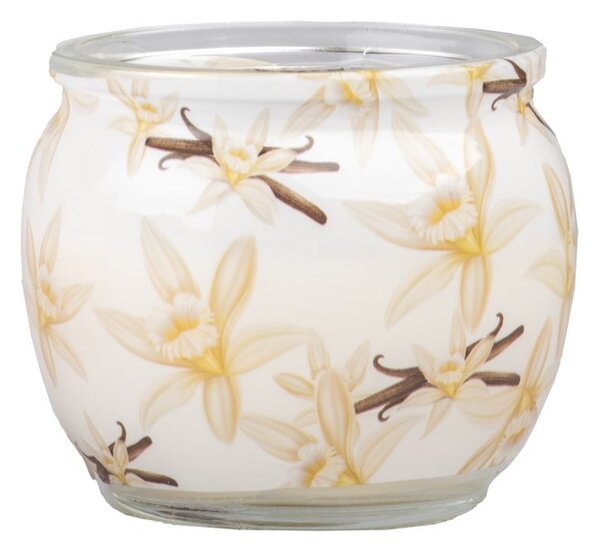 Emocio Sklo Dekor 70x62 mm Vanilla, vonná svíčka