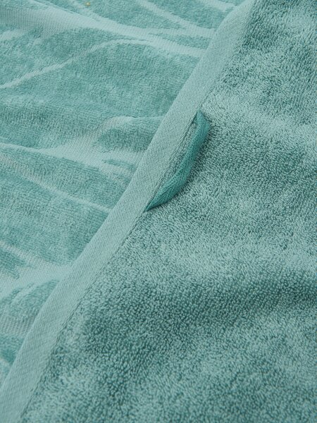 Sinsay - Bavlněný ručník s žakárovým vzorem - tyrkysová