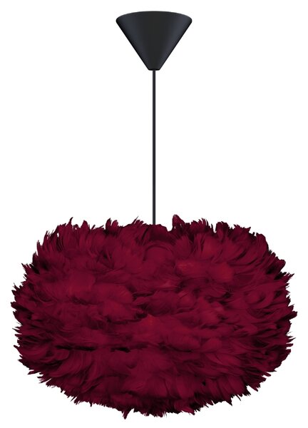 Umage Červené závěsné stínidlo Eos z pravých husích per 45 cm