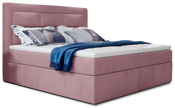 Eltap Čalouněná postel Vivre s úložným prostorem Materiál a barva potahu: Mat Velvet 63 - růžová, Rozměr: 140x200