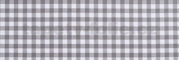 Ubrus PVC 3581385, metráž, šířka 140 cm, káro šedé, IMPOL TRADE