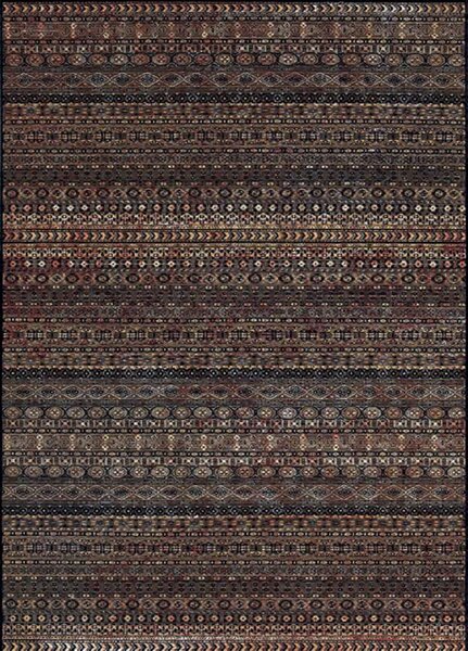 Breno Kusový koberec ZHEVA-NOBLESSE 65409, 80x160 cm, Hnědá