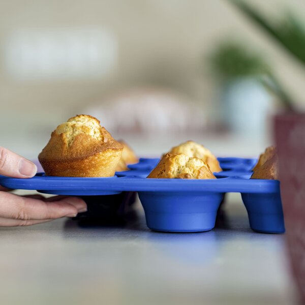 Silikovová forma na 12 muffinů, coox Barva: Červená