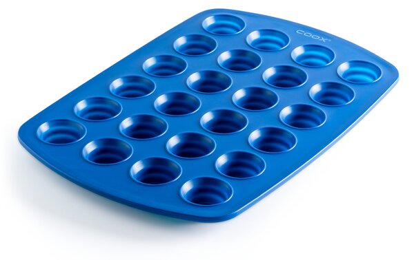 Silikonová forma na 24 muffinů, coox Barva: Modrá