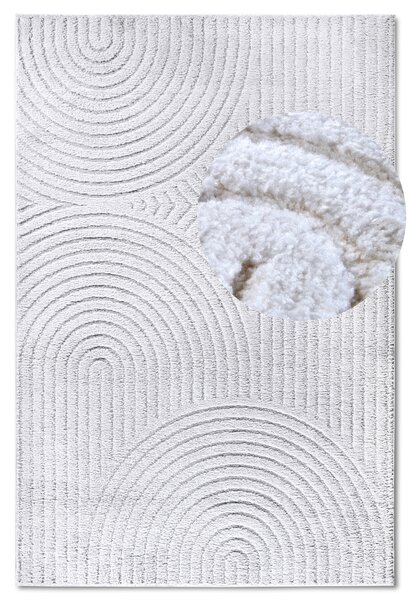 ELLE Decoration, Kusový koberec New York 106203 White, 80x120, bílá, chodba / předsíň