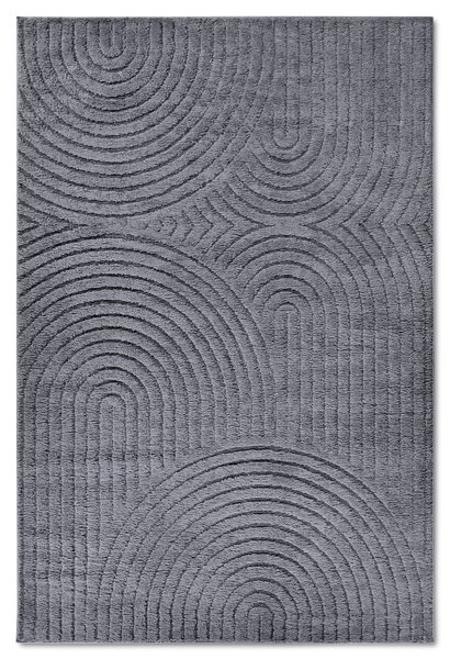 ELLE Decoration, Kusový koberec New York 106206 Anthracite, 80x120, šedá, chodba / předsíň