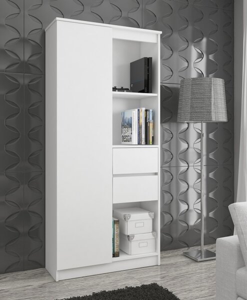 Regál R 80cm CLP R15 bílá