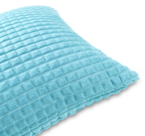 Biante Dekorační povlak na polštář Minky kostky MKK-006 Světle modrý 30 x 50 cm