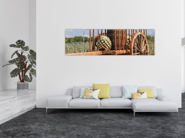 Obraz - Přívěsný vozík (170x50 cm)