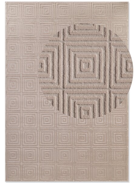 ELLE Decoration, Kusový koberec Perles 106183 Cream Beige z kolekce Elle, 120x170, béžová, ložnice