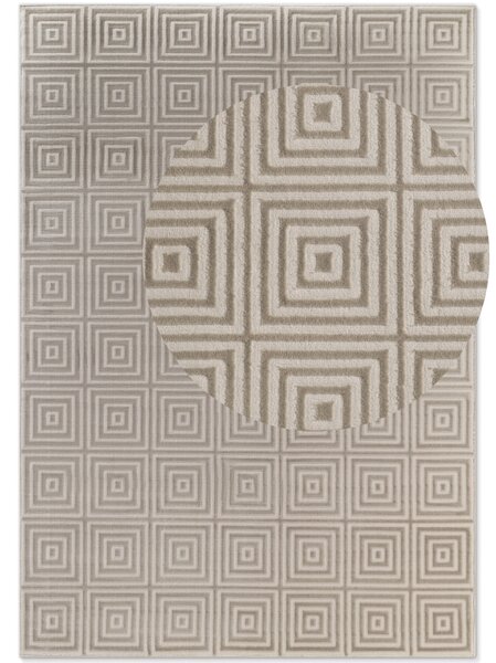 ELLE Decoration, Kusový koberec Perles 106184 White Cream z kolekce Elle, 120x170, béžová, ložnice
