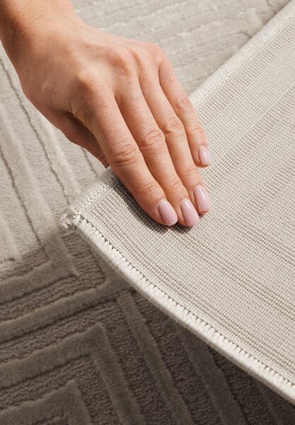 ELLE Decoration, Běhoun Perles 106184 White Cream z kolekce Elle, 80x240, béžová, ložnice