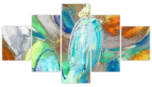 Obraz - Barevná abstrakce (125x70 cm)