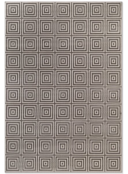 ELLE Decoration, Kusový koberec Perles 106185 White Grey z kolekce Elle, 120x170, šedá, ložnice