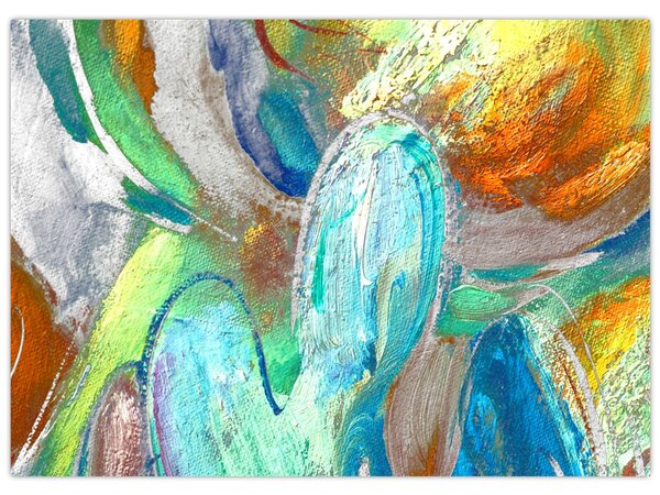 Obraz - Barevná abstrakce (70x50 cm)