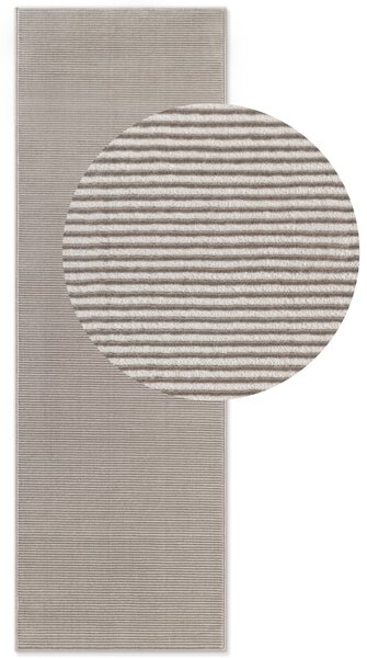 ELLE Decoration, Běhoun Perles 106186 Cream Grey z kolekce Elle, 80x240, šedá, ložnice