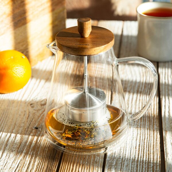 Džbán OLIVIA GREEN s infuzérem 859422 1,3L