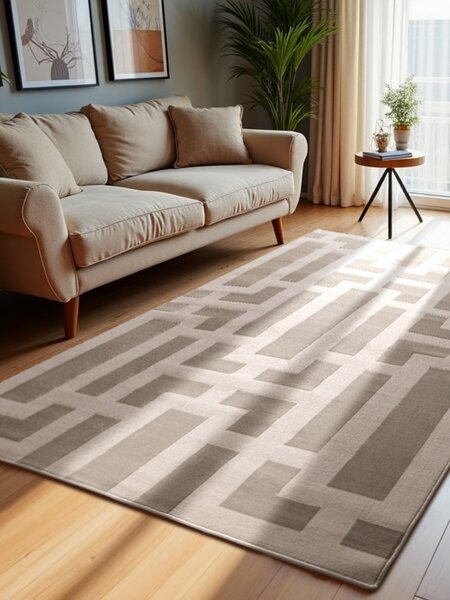 ELLE Decoration, Kusový koberec Perles 106188 Cream z kolekce Elle, 120x170, béžová, ložnice