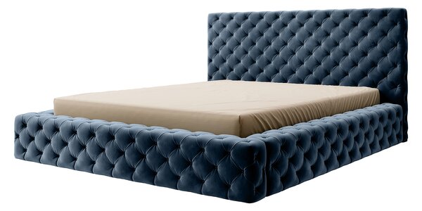 Eltap Čalouněná postel Princce Materiál a barva potahu: Lukso 40 - modrá, Rozměr: 140x200