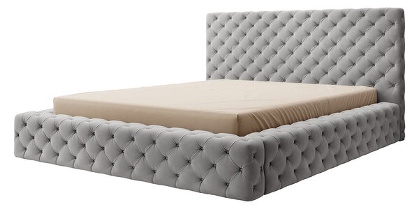 Eltap Čalouněná postel Princce Materiál a barva potahu: Sola 4 - šedá, Rozměr: 140x200