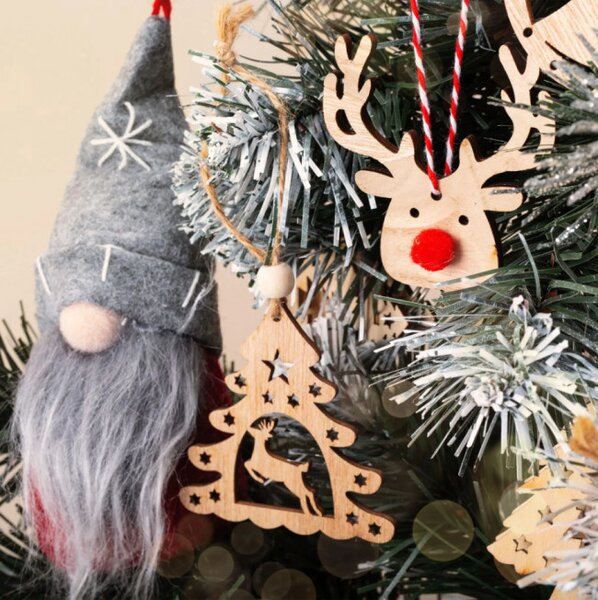 Vánoční ozdoby 311367 soby (9 ks)