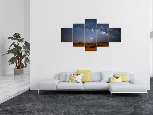Obraz - Noc v poušti (125x70 cm)
