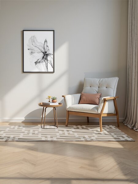 ELLE Decoration, Běhoun Perles 106188 Cream z kolekce Elle, 80x240, béžová, ložnice