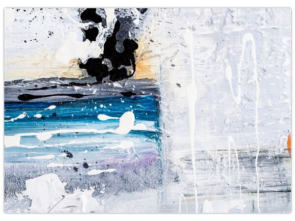 Obraz - Abstraktní tahy (70x50 cm)