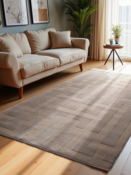 ELLE Decoration, Kusový koberec Perles 106189 Beige Cream z kolekce Elle, 120x170, béžová, ložnice