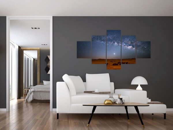 Obraz - Noc v poušti (125x70 cm)