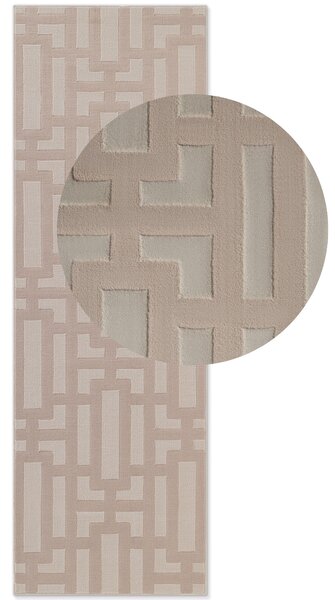 ELLE Decoration, Běhoun Perles 106189 Beige Cream z kolekce Elle, 80x240, béžová, ložnice